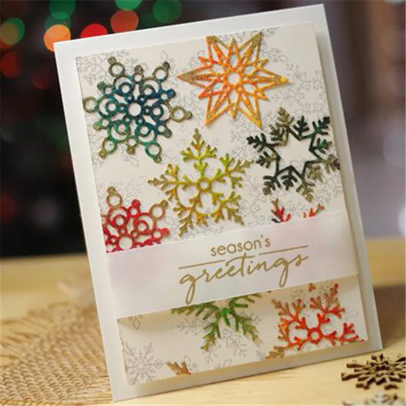 

GJCrafts Snowflake Metal Cutting Dies New 2019 for Scrapbooking Card Making Album Embossing Stencil Craft Diecut