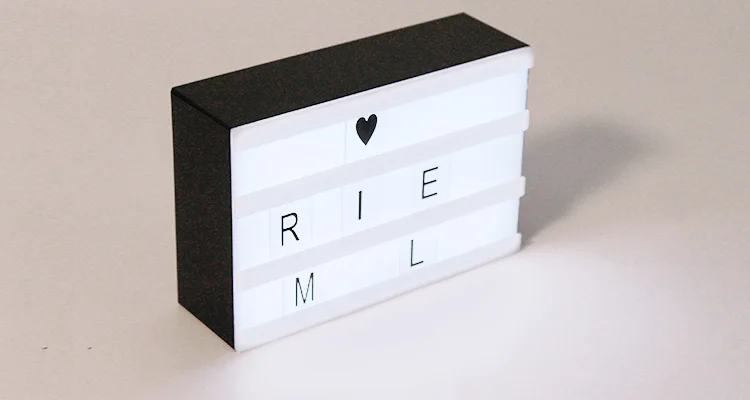 A6 мини размер светодиодный кинематографический световой короб с буквами белый свет с 100 шт. буквы/символ для декора стола