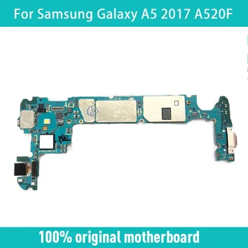 

Original Motherboard Unlocked Replace For Samsung Galaxy A5 2017 A520F Mainboard full chips logic board Single Sim 32GB
