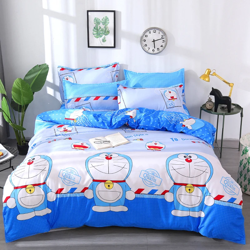 Home Textile Cartoon Character Doraemon Bedding  Set 