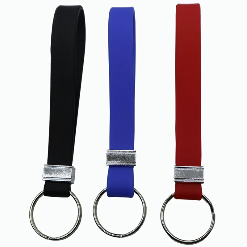 

Silicone Keychain Wristband Keyring Rubber Key Chain Auto Key Ring for Dacia Duster Logan Sandero Lodgy Car Remote
