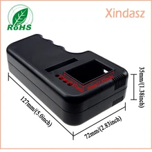 5 шт./лот пластиковый корпус Экран проект корпус карманный пластмассовый корпус 127*72*35 мм