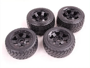 

Baja on-road front and rear wheel and tyre for 1/5 HPI Baja 5B Parts Rovan KM Baja highway tire for baja 4 pcs