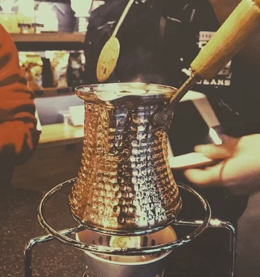 Beste Turk Turkse Koffie Pot Koffie Turk Turkse Koperen Koffie Maker voor Turk Cezve Cafetaria Houten Handvat Cevze