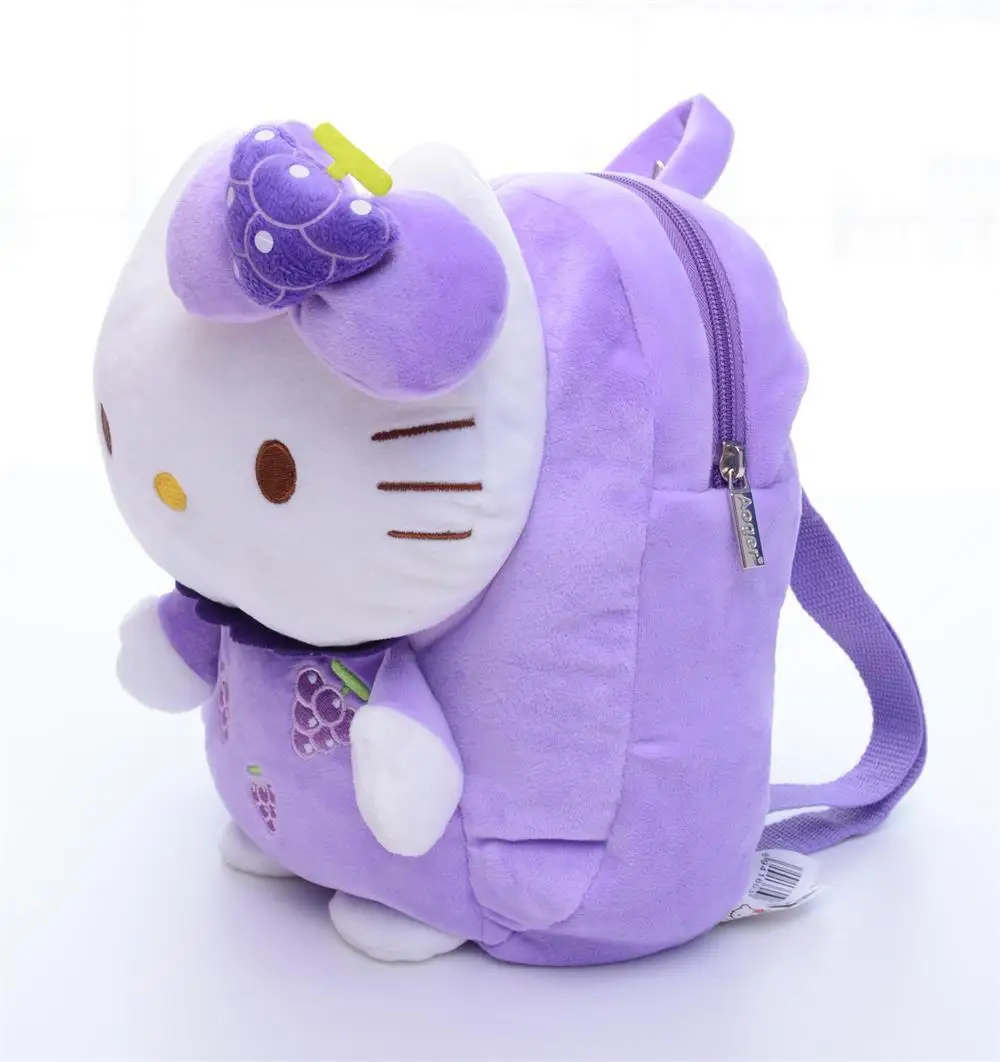 Рюкзак hello kitty kawaii Детский Школьный Плюшевый Рюкзак hello kitty сумка рюкзак для ребенка 30*28 см