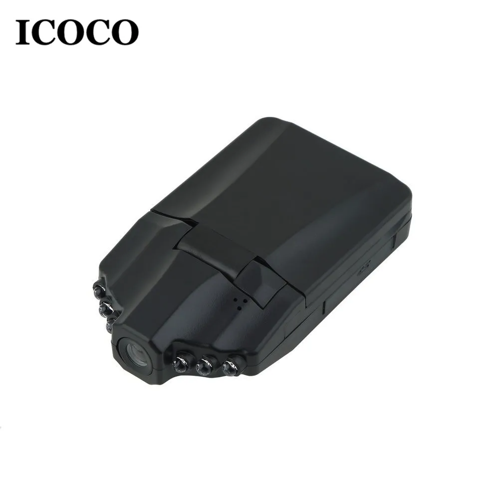 ICOCO 2,5 дюймов HD Автомобильный светодиодный ИК автомобиля DVR Дорога Даш Видео Камера Регистраторы трафика Панель видеокамеры ЖК-дисплей 270