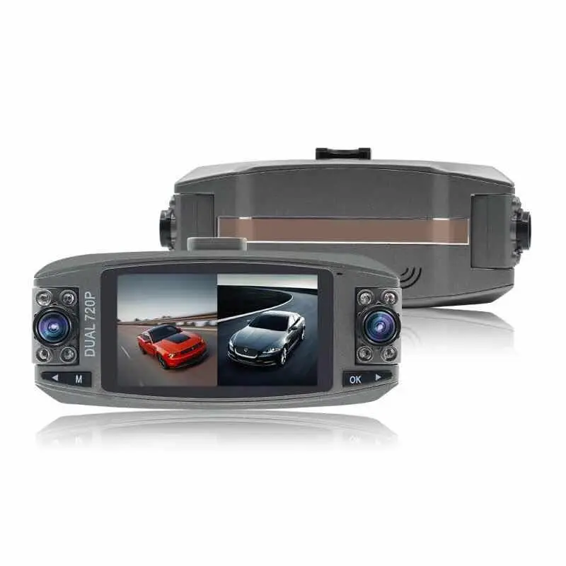  720P Dual Camera Lens Dash Cam with 2.7