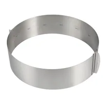 Cake Circle Mould Retractable Stainless Steel Mousse Ring Baking Tool Set Cake Mould Mold Size Adjustable Bakeware MYDING