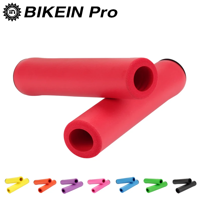

BIKEIN Ultralight High Density Silicone Sponge Mountain Bike Handlebar Grips Anti-Slip Cycling MTB Soft Grip Bicycle Parts 25g