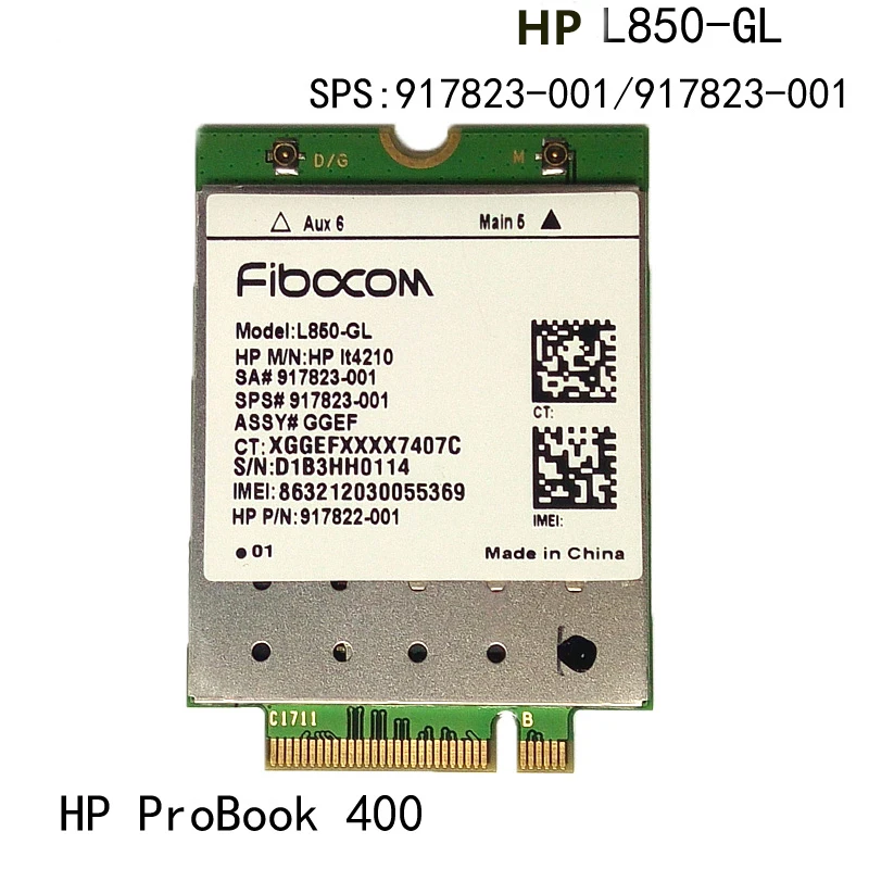 Jinyushi For Fibocom L850 Gl Lt4210 M 2 Lte Fdd Lte Tdd Wcdma 4g Cat9 Wireless Module For Hp Probook 430 440 450 G5 Modems Aliexpress