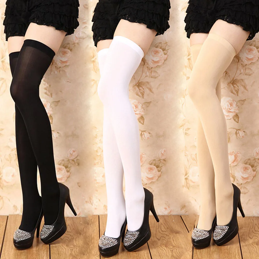 Cotton Polyester Sexy Christmas Stockings for Women