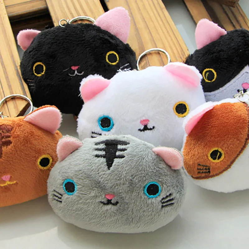Buy 9cm Cat Stuffed Animals Plush Toys Key Chains Kids