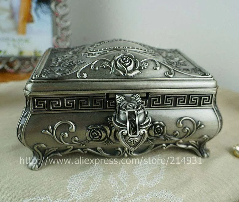 Vintage antique metal jewelry boxes phrase Speaking, Vintage antique metal jewelry boxes good phrase