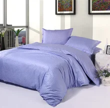 Light Purple Streak home textile bedding set queen/king size 4pcs Hotel duvet/comforter cover bedclothes bed sheet 100 cotton