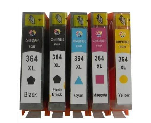 For HP 364 XL ink cartridge with new chip for HP Deskjet 3070A 3520 3522 Officejet 4620 4622