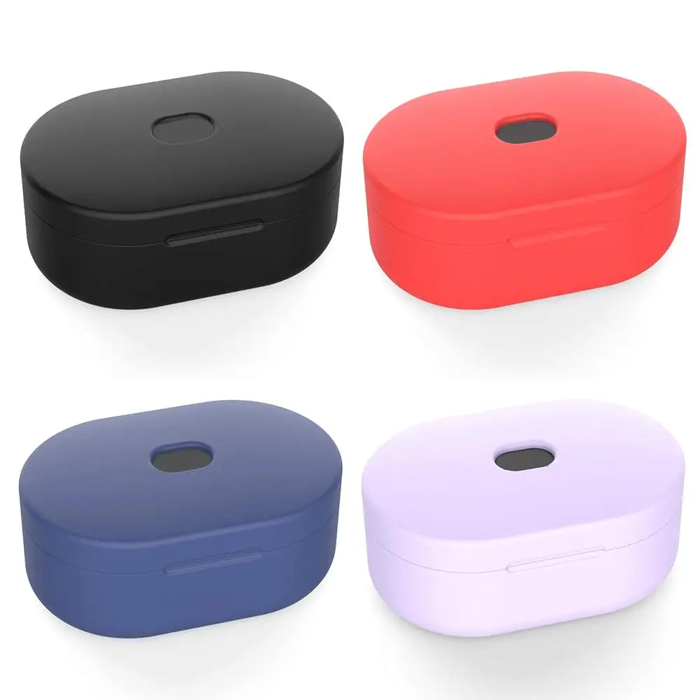 Гибкий силиконовый защитный чехол для Xiaomi Redmi Airdots TWS Bluetooth наушники Версия гарнитура аксессуары