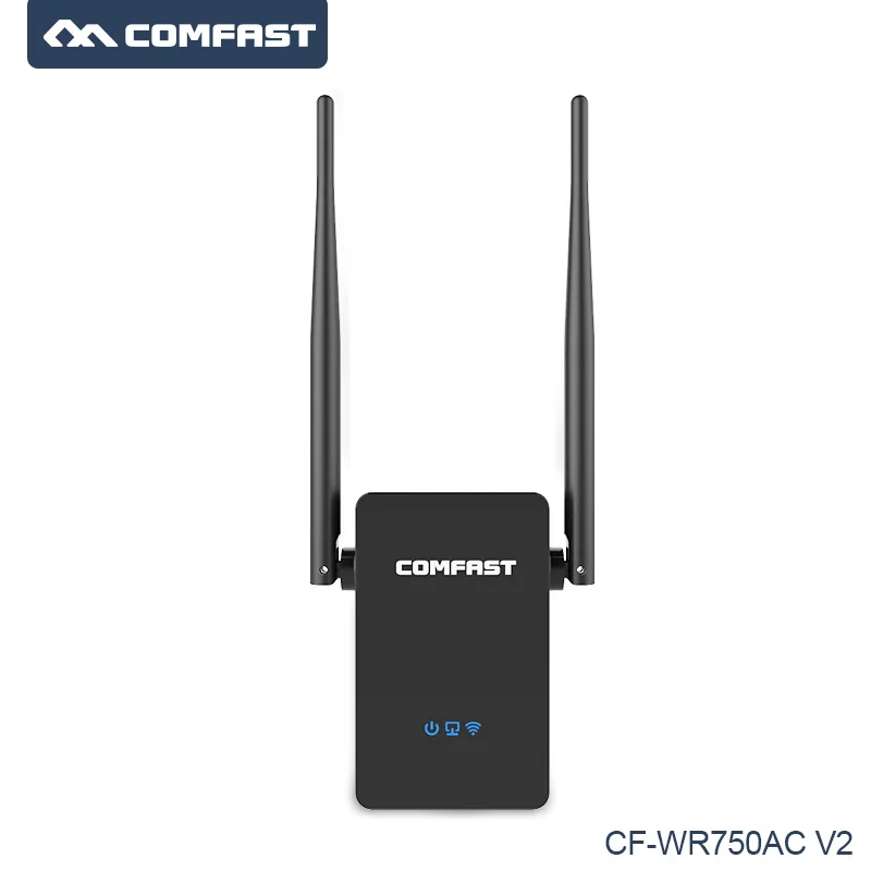 

comfast Wifi Repeater 750Mbps 5.8G 802.11ac Mini Wireless N Router Wifi Repeater Long Range Extender Booster Repetidor antenna