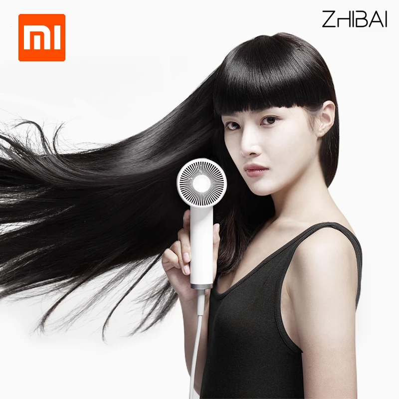 

Xiaomi Zhibai Portable Anion HL3 1800W 2 Speed Temperature Mi Blow Dryer For Travel Xiaomi Home Kits