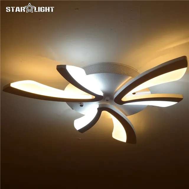 flush mount modern ceiling chandelier for living room acrylic bicolor light guide plate avize home lighting home lighting90 home