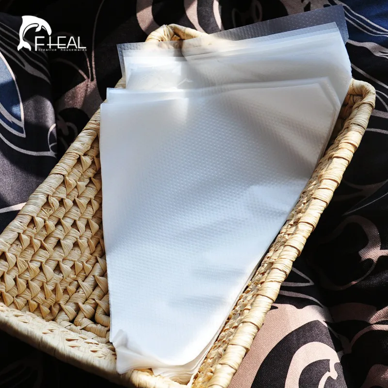 

FHEAL 100pcs DIY Disposable Piping Bags Cake Cream Decorating Icing Fondant Pastry Bakeware Small Size Baking Tools