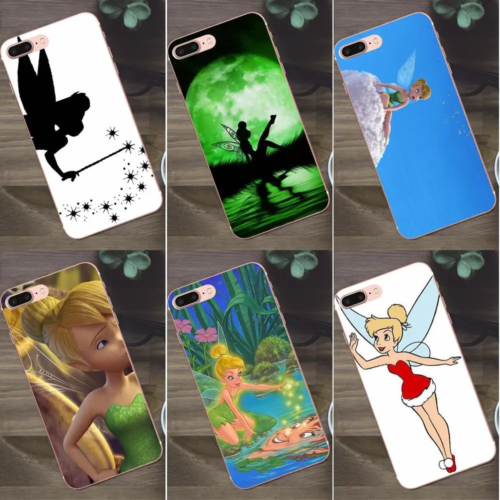 Bixedx ТПУ чехол с мультяшным Tinkerbell Tinker Bell для Huawei G8 Honor 5C 5X 6 6X 7 8 9 Y5II Mate P7 P8 P9 P10 P20 Lite Plus
