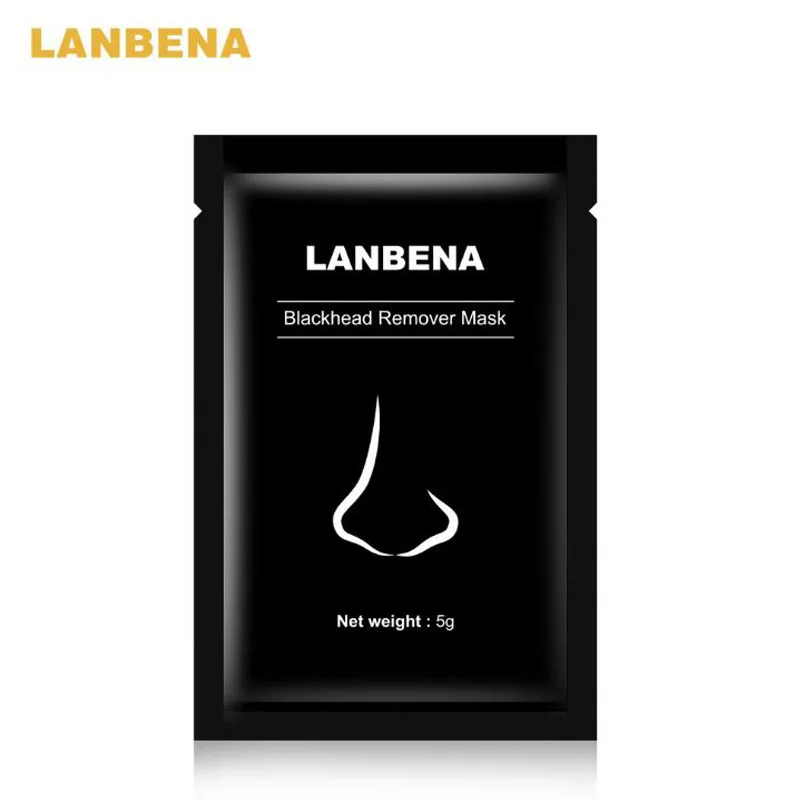LANBENA для устранения черных точек 5 шт. маска лица угольная лечения акне в носу