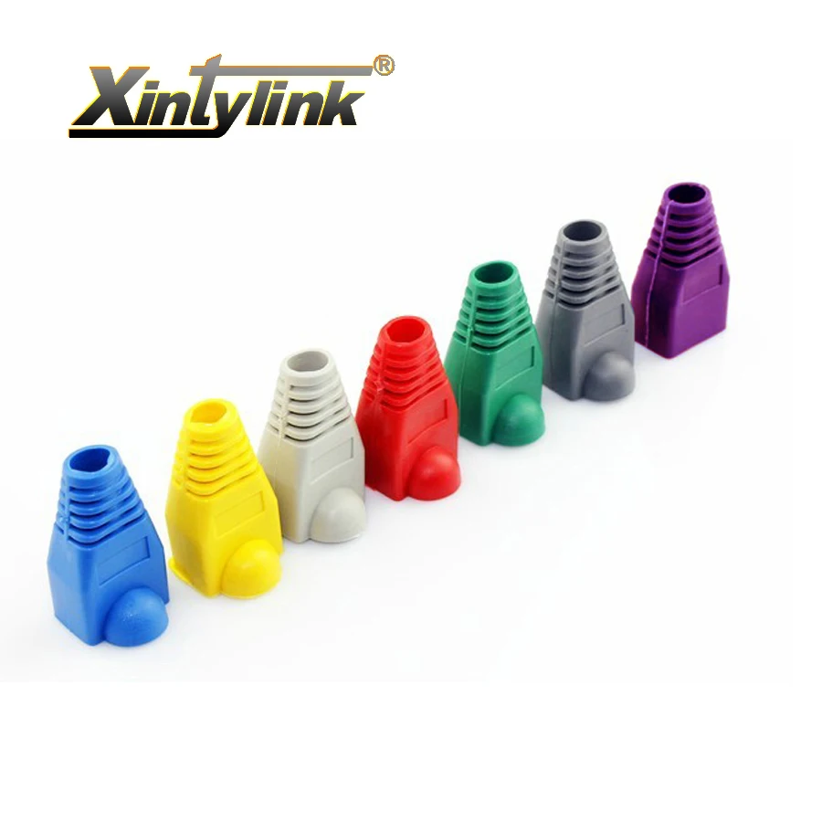 xintylink rj45 connector caps cat5 cat5e cat6 multicolour sheath