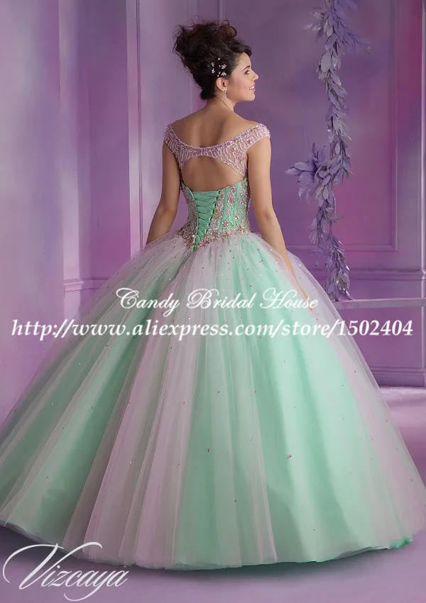 Beaded Cap Sleeve Bodice Modern Pink 