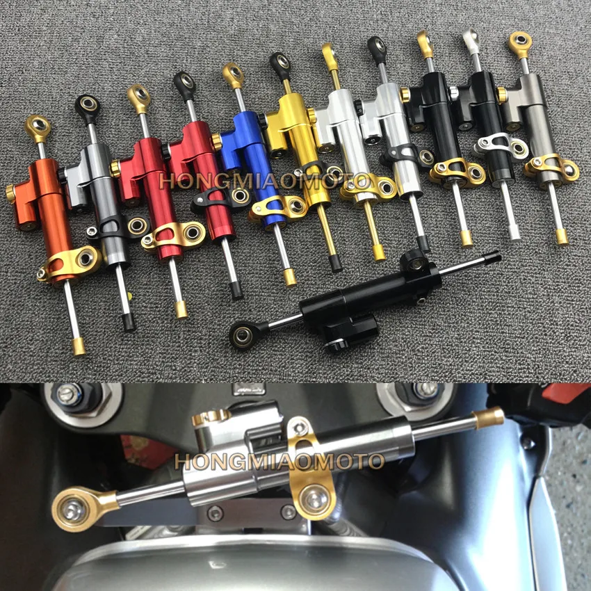 

Motorcycle cnc Universal Stabilizer Damper Complete Steering Mounting Bracket For ninja 250 Kawasaki Z1000 Z800 Z750 EX-300