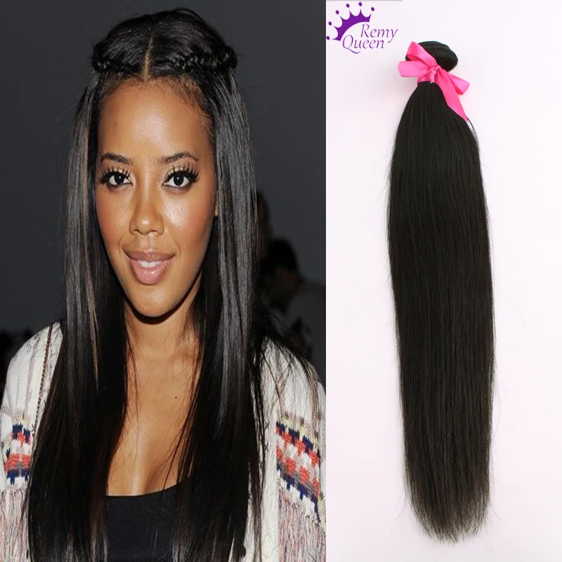 8A Brazilian Straight Hair 1 Bundle Weave Bundles Virgin Human Extension Soft |
