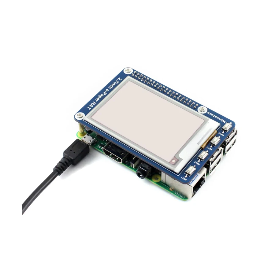 ShenzhenMaker Store 264x176 2 7 'электронная бумага/E Ink display HAT для Raspberry Pi 2B/3B/Zero W три цвета: