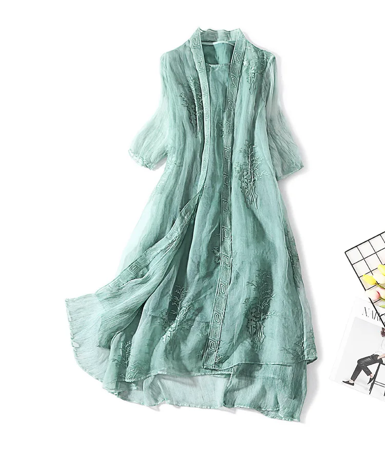 

2019 Summer Runway Elegant Floral Long Sleeve Long Maxi Party Dress Women Boho Vestidos Robe