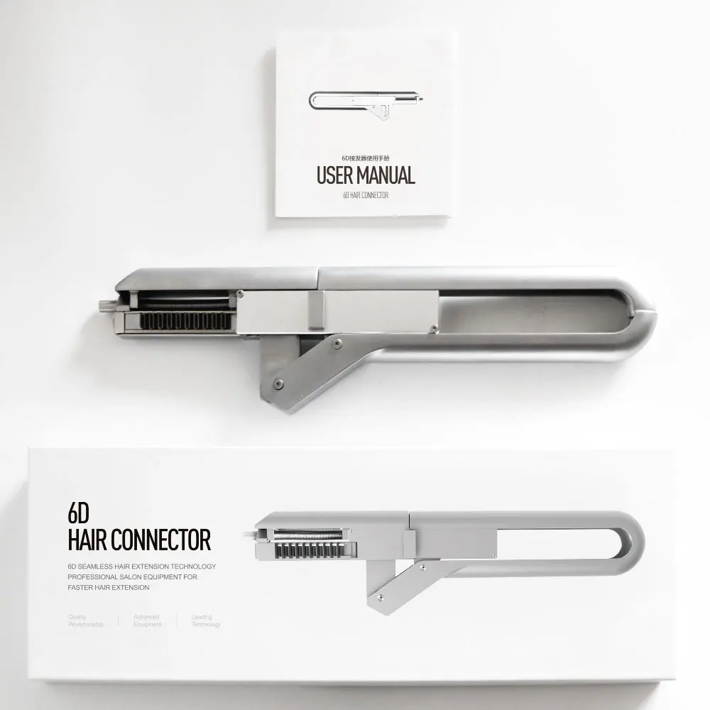 6D high end connection technology machine in hair salon Tool No-trace Hair Extension Machine High quality Connector Keratin Hair