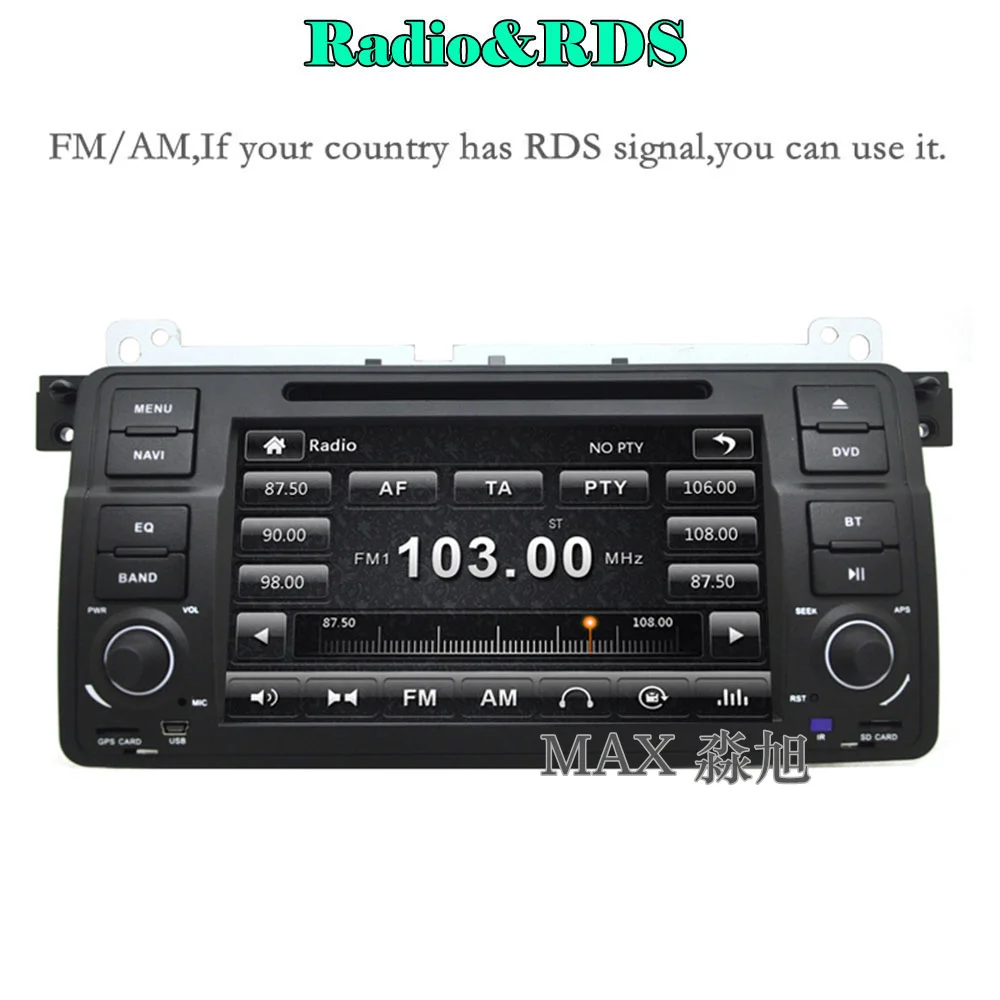 Cheap MAX Car Radio GPS Navigation System For BMW E46 M3 Bluetooth Call/Music Free Maps Steering Wheel Control 1