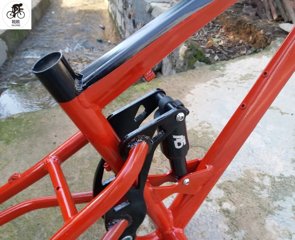Best Kalosse Diy colors   Beach bike frame  air suspension  Fat bike  frame   26*4.8  tires 190mm  17 inch 9