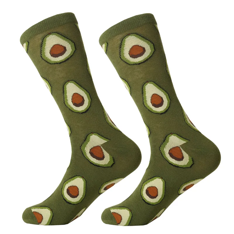 LETSBUY, мужские цветные удобные цветные носки для катания на роликах, для повседневной носки, забавные Свадебные носки, носки с геометрическим рисунком акулы - Цвет: 1459C
