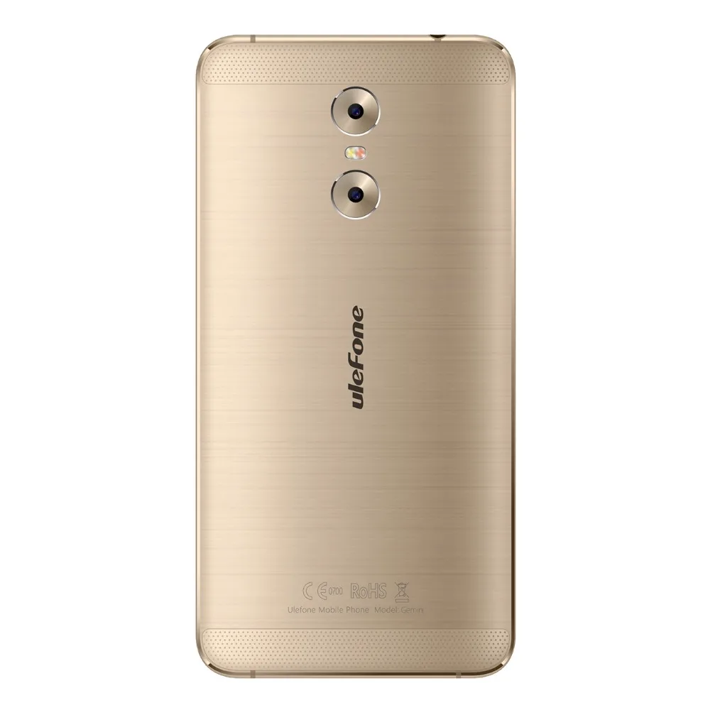 Ulefone Gemini Оригинальный телефон Двойная камера 13.0MP+5.0MP Мобильный 5.5 дюймов FHD MTK6737T Quad
