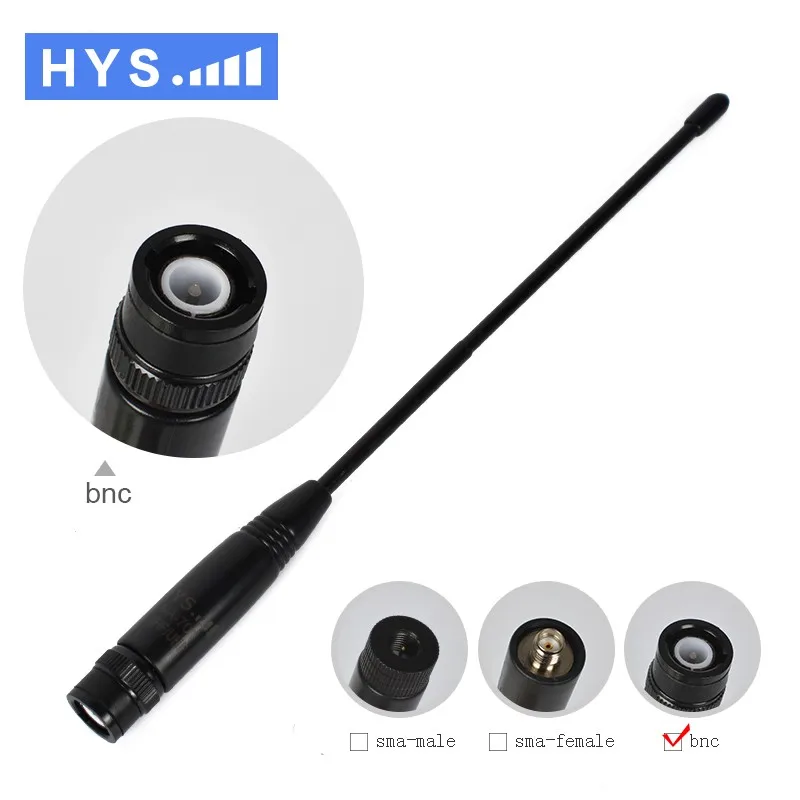 5 шт. HYS NA 701 BNC рация антенна двухдиапазонный УКВ 144/430 мГц 2 рации ForKenwood TK100 TK200 TK220