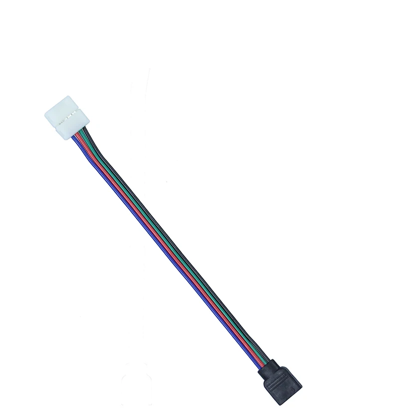 4 контактный разъем для светодиодной ленты RGB типа мама из ПВХ SMD 5050/3528