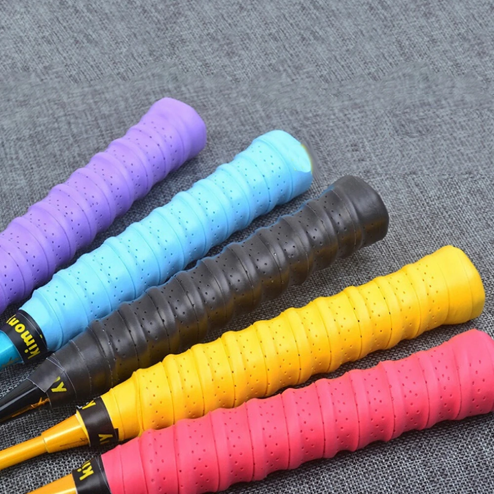 10 قطعة/الوحدة المضادة للانزلاق تنفس الرياضة أكثر من قبضة العصابة Griffband تنس Overgrips الشريط مضرب بدمنتون القبضات العصابة