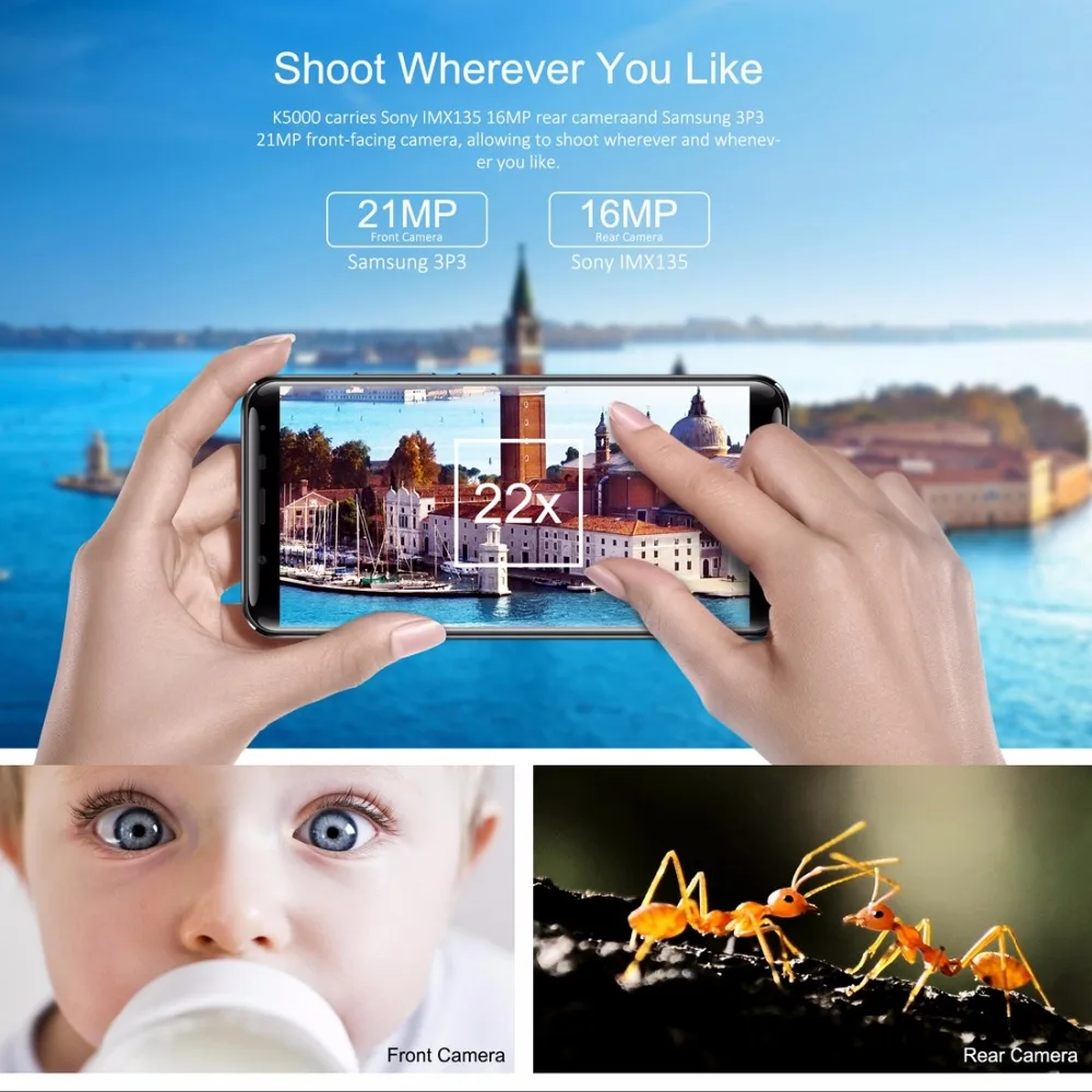 Oukitel K5000 мобильного телефона 5 7 &quot ВЫСОКАЯ ЧЁТКОСТЬ Full Дисплей MTK6750 Octa Core Android 0 4 Гб