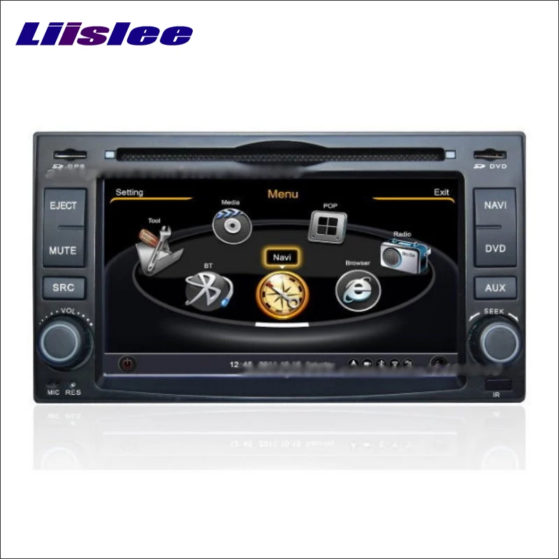 Clearance Liislee For KIA Spectra 2007~2009 Car Radio Audio Video BT iPod Stereo CD DVD Player GPS Nav Navi Navigation Multimedia System 1