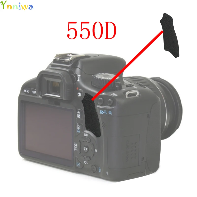 

Резиновая задняя крышка для цифрового зеркального фотоаппарата CANON 550D, 10 шт./лот