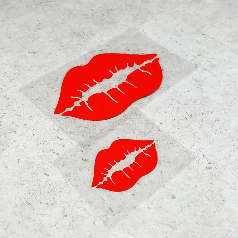 

GalonDeco Fashion Reflective Sticker Sexy Red Lips Hot Lips Decoration Car Stickers and Decals Motorcycle Stickers Bike Sticker