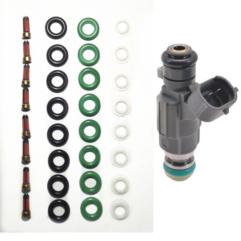 8sets fuel injector repair kit & service kits fit for Nissan Infiniti 2000 04 Fuel Injector