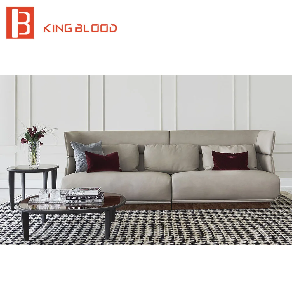 High End Modern Luxury Leather European Style Sofa Living Room Leather European Style Sofa Living Room