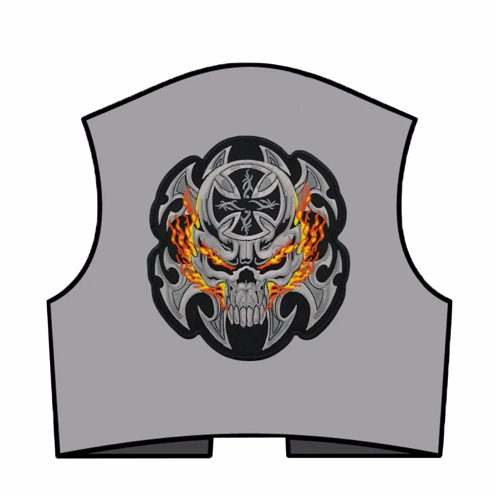 FULL BACKING PATCH custom free shipping motorcycle biker embroidered iron-on patch for jacket and vest (4)