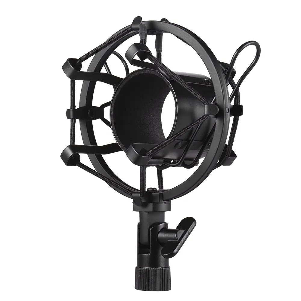 Металлический Univerdal конденсаторный микрофон Shock Mount держатель кронштейн антивибрационный для On-line Вещания Студии