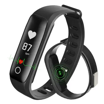 

Sphygmomanometer Waterproof Blood Pressure Monitor Heart Rate Sleep Fitness Sport Bracelet Smart App Wristband Smartband Arm