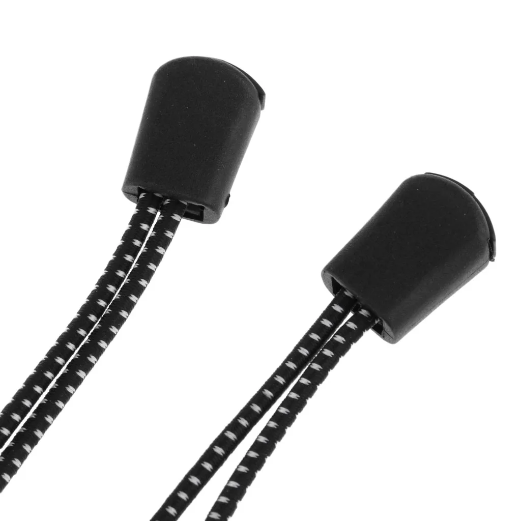 4Pcs Backpack Securing Hiking Walking Stick Elastic Rope Holder Adjustable Outdoor Climbing Accessories 19cm Black